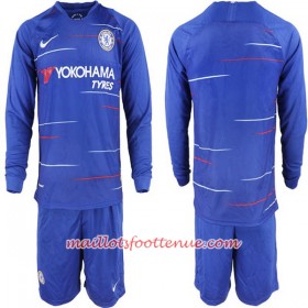 Maillot/Tenue Chelsea Enfant Domicile 2018/2019 Manche Longue